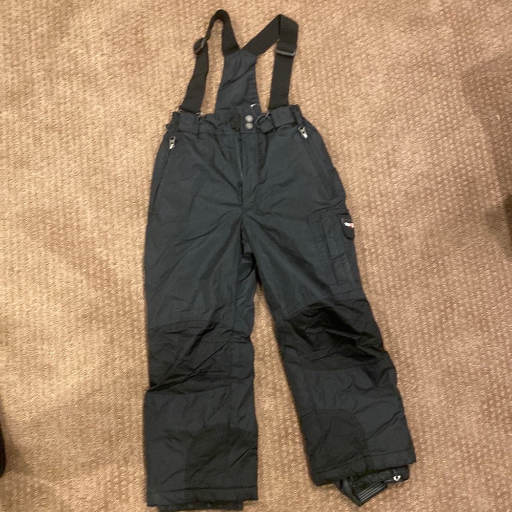 Black snow pants small 7/8 gently worn